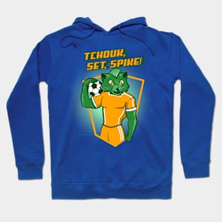 Tchouk, Set, Spike! | Tchoukball Fox Animal Mascot Sport Hoodie